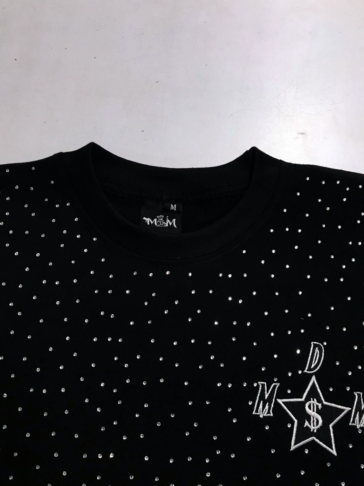 Addicted to Hu$tlng Rhinestone Tee